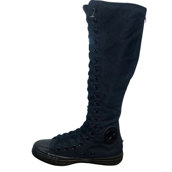 New Converse Chuck Taylor All Star XX-Hi Sneaker All Black XXHi Extra High RARE - Picture 8 of 9